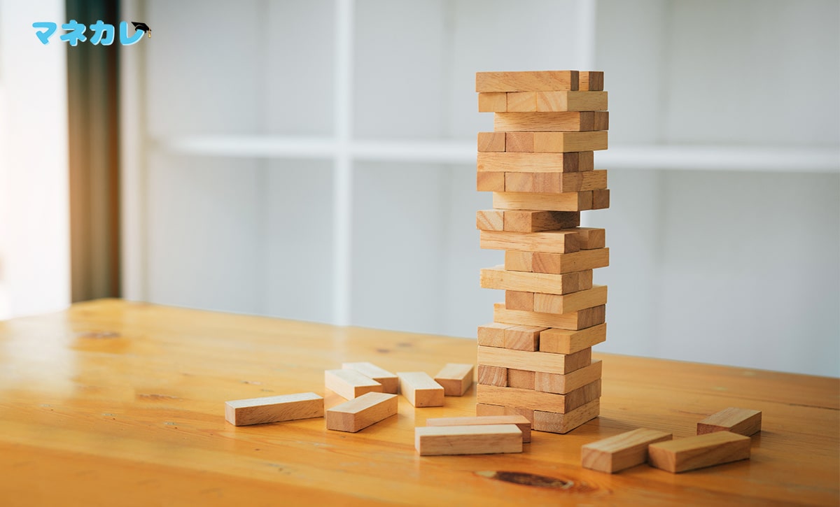 積み上げられたブロック